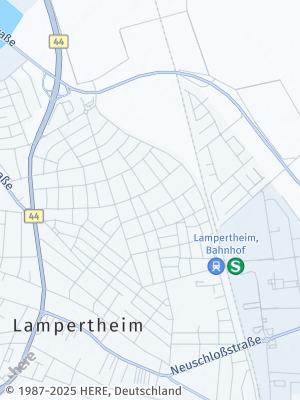 Here Map of Lampertheim