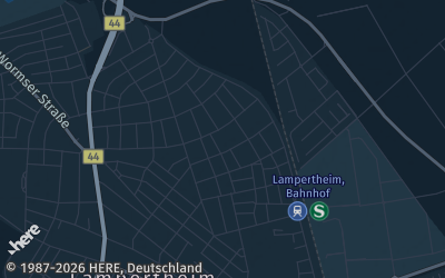 Heizung Map of Lampertheim