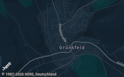Heizung Map of Grünsfeld