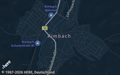 Heizung Map of Rimbach