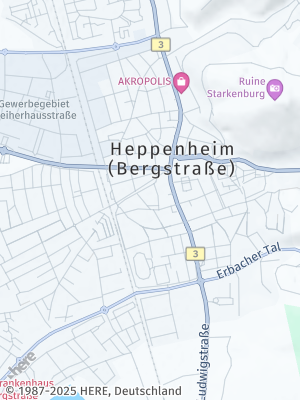 Here Map of Heppenheim