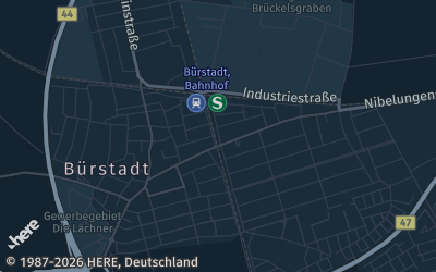 Heizung Map of Bürstadt