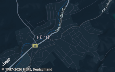 Heizung Map of Fürth