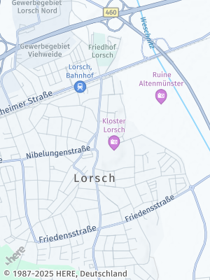 Here Map of Lorsch
