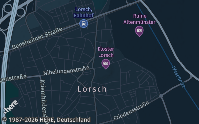 Heizung Map of Lorsch