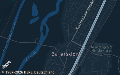 Heizung Map of Baiersdorf