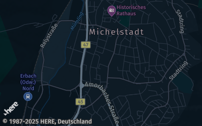Heizung Map of Michelstadt