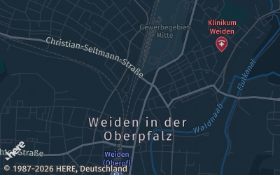 Heizung Map of Weiden in der Oberpfalz