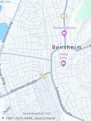 Here Map of Bensheim