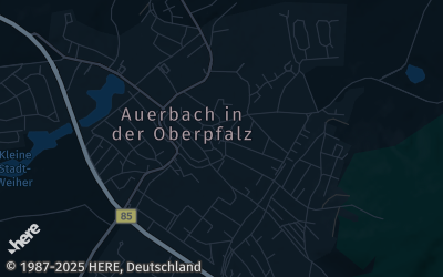 Heizung Map of Auerbach in der Oberpfalz
