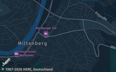 Heizung Map of Miltenberg
