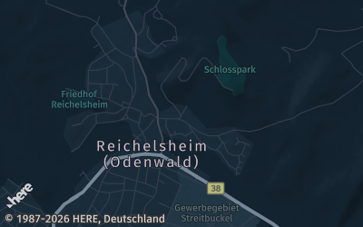 Heizung Map of Reichelsheim