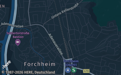 Heizung Map of Forchheim