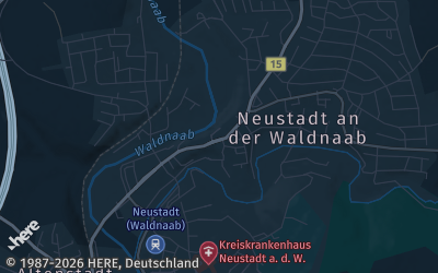 Heizung Map of Neustadt an der Waldnaab