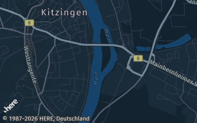 Heizung Map of Kitzingen