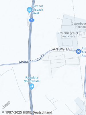 Here Map of Alsbach-Hähnlein