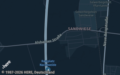 Heizung Map of Alsbach-Hähnlein