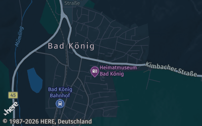 Heizung Map of Bad König