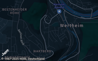 Heizung Map of Wertheim am Main
