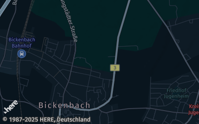 Heizung Map of Bickenbach