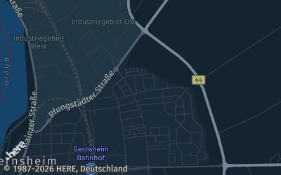 Heizung Map of Gernsheim