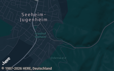 Heizung Map of Seeheim-Jugenheim