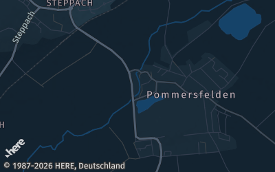Heizung Map of Pommersfelden