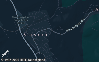 Heizung Map of Brensbach