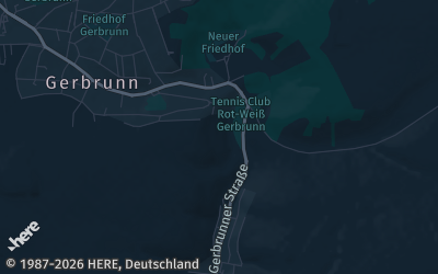 Heizung Map of Gerbrunn