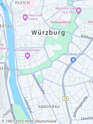 Here Map of Würzburg