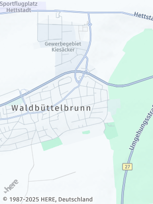 Here Map of Waldbüttelbrunn