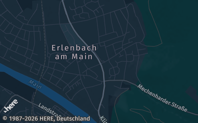 Heizung Map of Erlenbach am Main