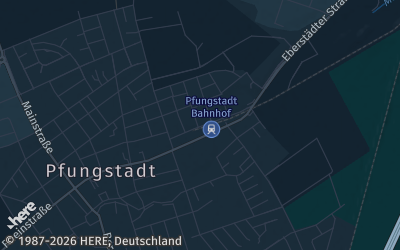 Heizung Map of Pfungstadt