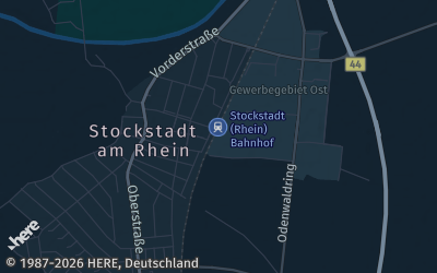 Heizung Map of Stockstadt am Rhein
