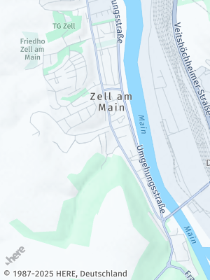 Here Map of Zell am Main
