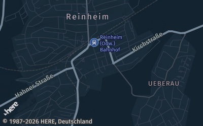 Heizung Map of Reinheim