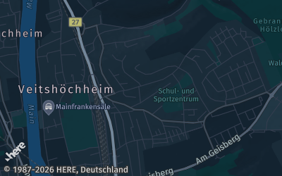 Heizung Map of Veitshöchheim