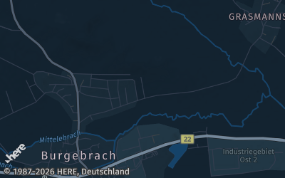 Heizung Map of Burgebrach