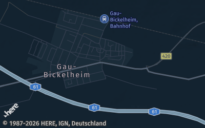 Heizung Map of Gau-Bickelheim