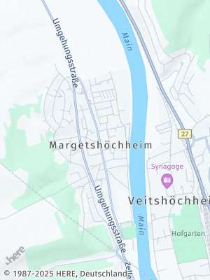 Here Map of Margetshöchheim