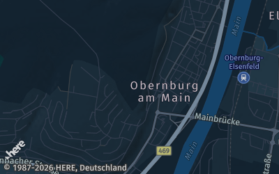 Heizung Map of Obernburg am Main