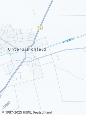 Here Map of Unterpleichfeld