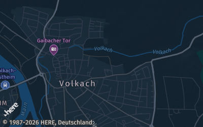 Heizung Map of Volkach