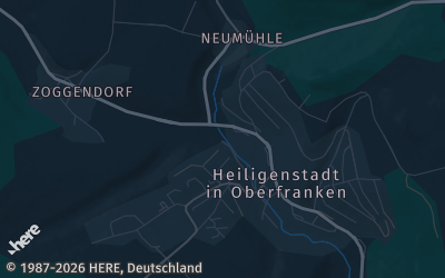 Heizung Map of Heiligenstadt in Oberfranken