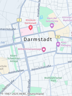 Here Map of Darmstadt
