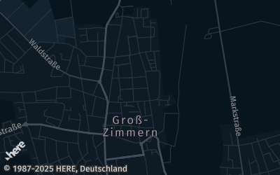 Heizung Map of Groß-Zimmern