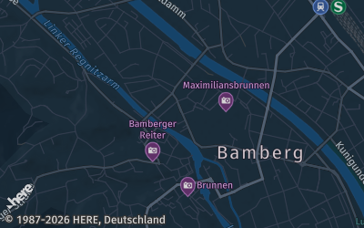 Heizung Map of Bamberg