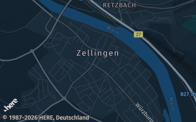Heizung Map of Zellingen
