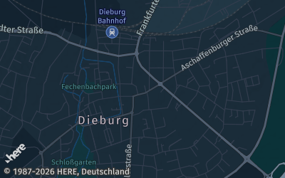 Heizung Map of Dieburg