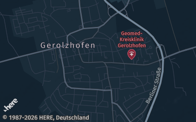 Heizung Map of Gerolzhofen